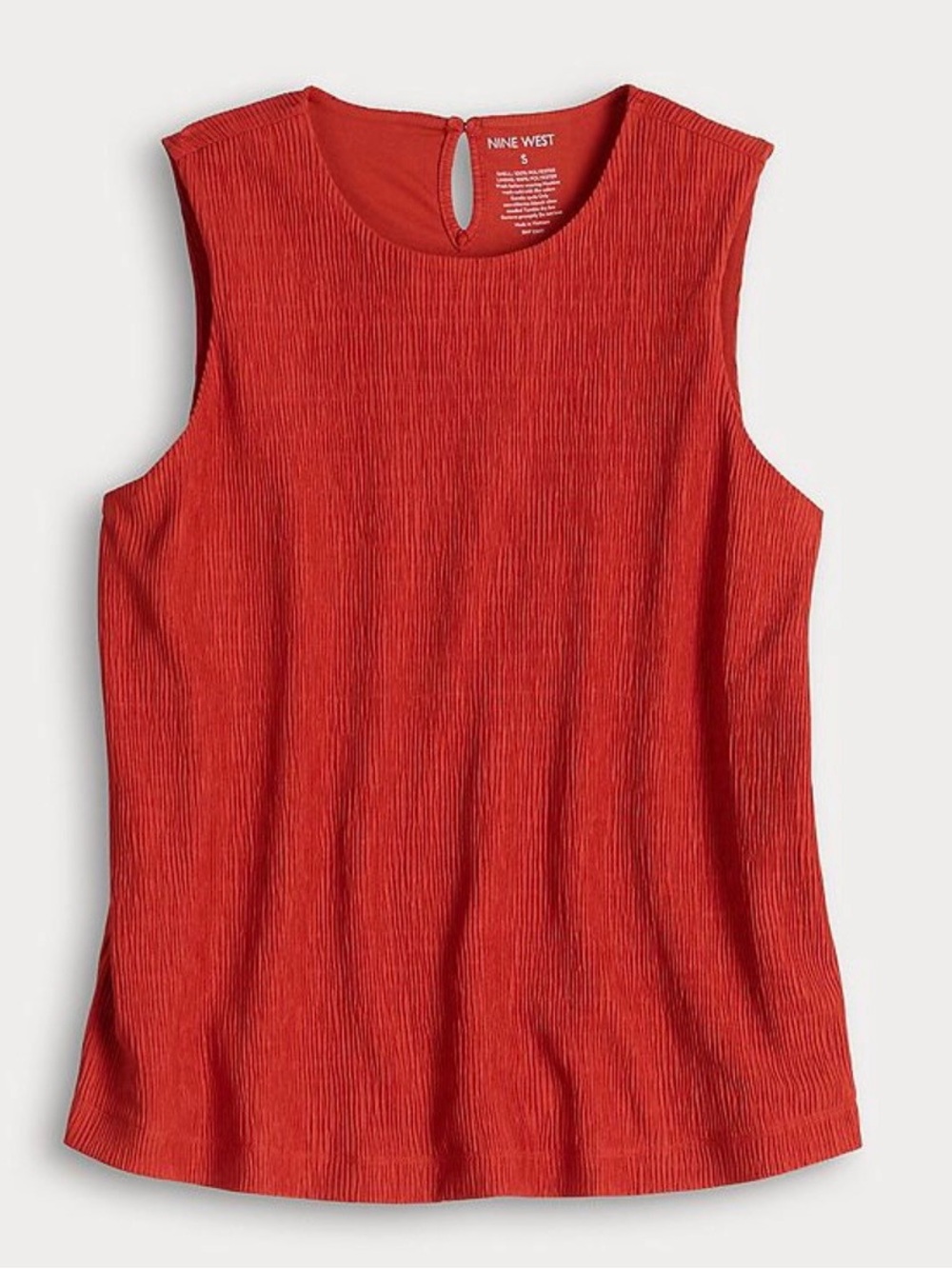Women’s Nine West Texture Pleated Knit Top